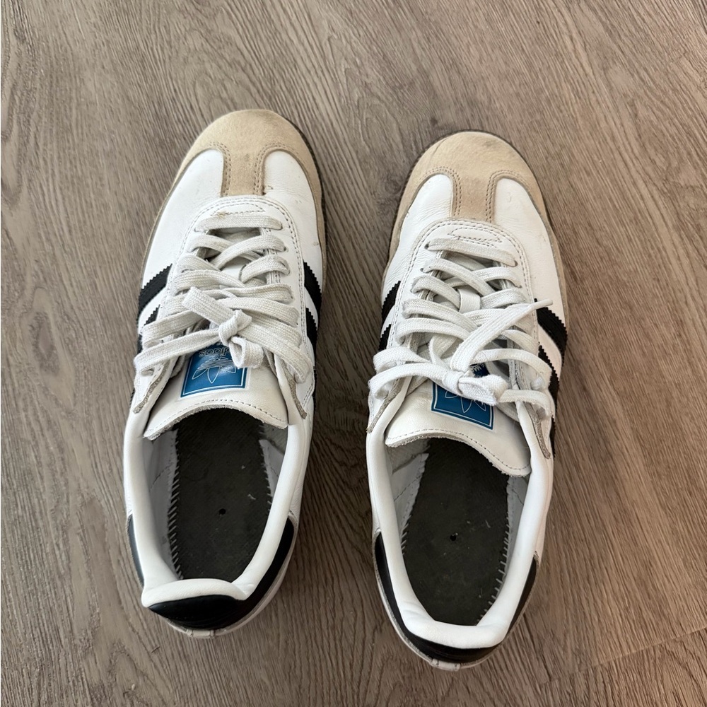 White Sambas Adidas